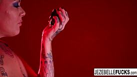 i watch jezebelle bond masturbatin' her big tits solo
