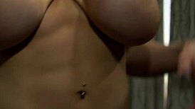 Busty fbb flexes and fucks!