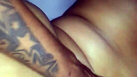 In the late night, black bbw receives a backshot creampie.