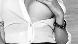 Hot Secretary Awaits Instructions For Intense Blowjob