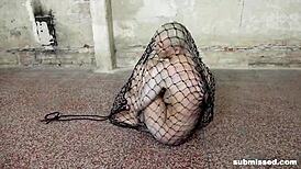 10x Submissive Slaves with Dildo Machine Sticks