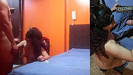 Me follo a la mama de mi amigo apenas la vi sola tuvimos sexo rapidin ella me tiene ganas le gustan los jovenes follamos hasta en el ba�o y se tomo la corrida 😏