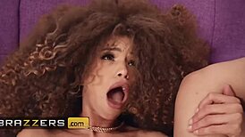 Keiran Lee pounds Cecilia Lion's tight pussy, then cums on her face for Brazzers.