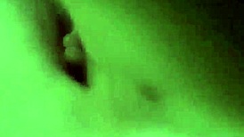 wife giving that ball licking care with cum on her big tits