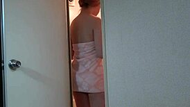Young Japanese Girl Shower Expose