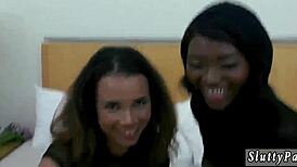 Just some dorm buddies twerking on webcam, getting wild soon.