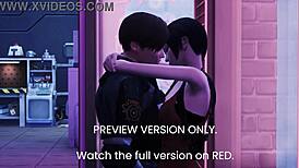 resident evil 3d hentai preview with monster licking pussy and intense cunilingus action