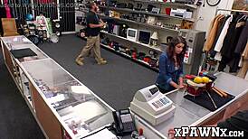 Pawnee Babe Kitty Catherine FUCKED Hard in the Back Office