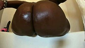 Marley Moore rides toy in intense anal play