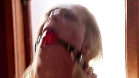 Stepmom and teen share big dick in wild BDSM play