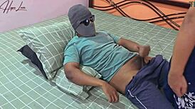 Latina Stepsister Bends Over For Tight Sex With Stepbrother On Bed While Parents Away