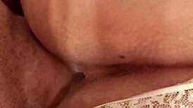 Fucking melissa in doggystyle close-up until cum inside