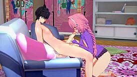 Wow! Fate Grand Order Yaoi Blowjob with Gudao and Astolfo!