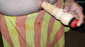 i play with dildo solo, horny twink style