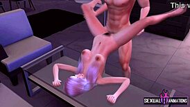 I can't resist fucking my stripper hard in hot animations