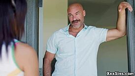 Horny Petite Cheerleader Alexis Tae Craves Ass to Mouth with Charles Dera