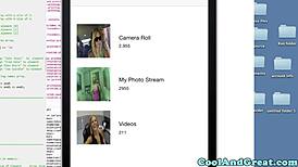 Horny hot babes make homemade videos in stockings lingerie roleplay