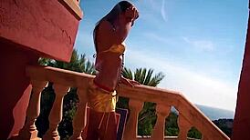 Czech glamour model teases with sexy strip clips in softcore 2020 trailer