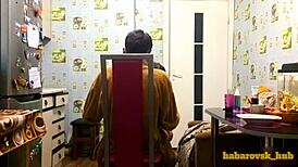 Wife, your husband left, now fuck me hard in stockings!