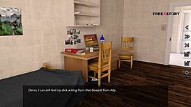 Dreams of Desire - Aby Rewards Alex with Handjob and Blowjob