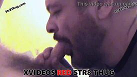 A Nasty Gay Guy Visits to Suck Monster Cocks