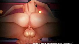 Slutty cowgirl compilation with wild hentai action