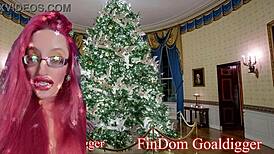 Dominant Goddess Humiliates with Jerk Off Instructions