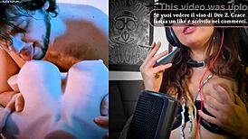 dee z grace reveals britney's rapping big tits voice in italian!