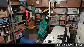 Teen Girl Shows Off in Hijab for First Time Fun