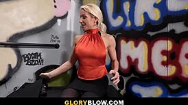 Gloryhole Fantasy Featuring Milf Frenchy