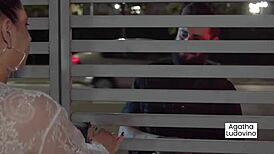 police busted in and caught two young girls fucking at the party