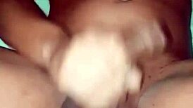 Insane inversion with husband using double dildo for wild play!