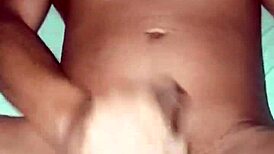 Insane inversion with husband using double dildo for wild play!