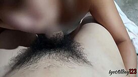 Horny Asian Milf Wife of My Friend Getting Hardcore Fucked with Monster Cock