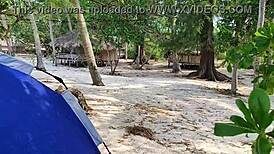 pinay gets fucked in the sea for risky public outdoor cum in mouth adventure 😏🌊