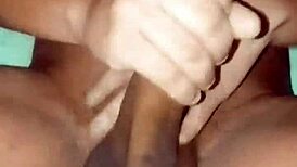 Insane inversion with husband using double dildo for wild play!