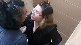 Hey, checker, wanna explain getting pounded in the stockroom?