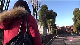 deep sucking on all fours with vacuum blowjob and tit job