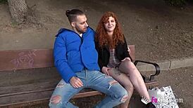 Brad's Girlfriend Craves Public Blowjobs and Proves It Outdoors