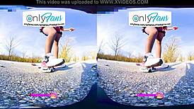 this vr 3d foot girl trailer features shoeplay crushing nylons high heels sneaker virtual reality psvr