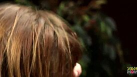 Stripper in Fishnets Sucks Cock and Fucks Hard in Club