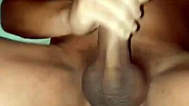 Insane inversion with husband using double dildo for wild play!