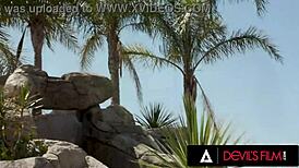 devils film - teen cutie liz jordan’s lesbian pussy filled with cum