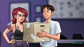 I’m obsessed with Summertime Saga Part 22, the intense sucking drives me crazy!