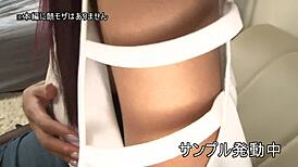 Petite Japanese Clerk Shakes in Wild 3P Orgasm