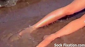 Intense Lesbian Orgy In Wet Erotic Pantyhose Stockings