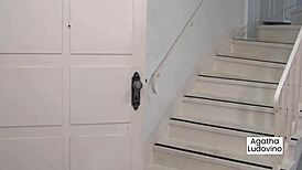 police busted in and caught two young girls fucking at the party