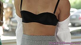 Beautiful woman gets a sensual massage with a sexy female masseur and they both pleasure each other.