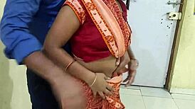 hey, watch this maid get pounded hard in wild threesome at the ranch