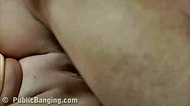 this teen couple goes wild with extreme public sex on a city bus. passengers can’t look away from the raw action.